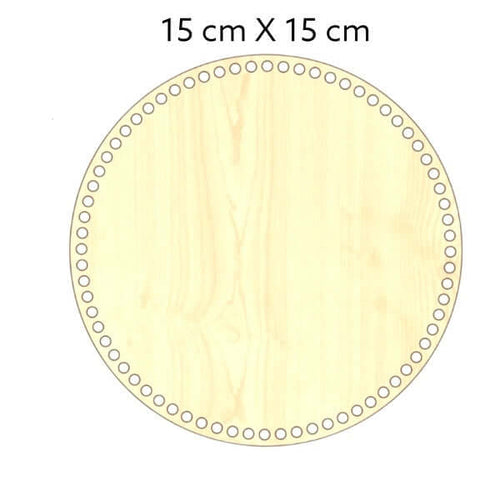 Blank houten MDF bodem 15cm – voor manden, tassen en dienbladen. Hobbygaren.nl