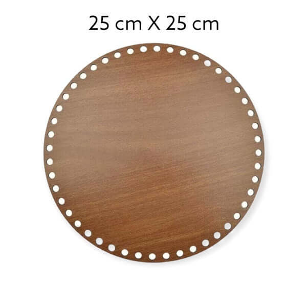 Maak een mand, dienblad of servettenhouder met deze houten bodem.