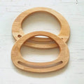 Houten Tashengsels- Ovaal-Naturel - Hobbygaren